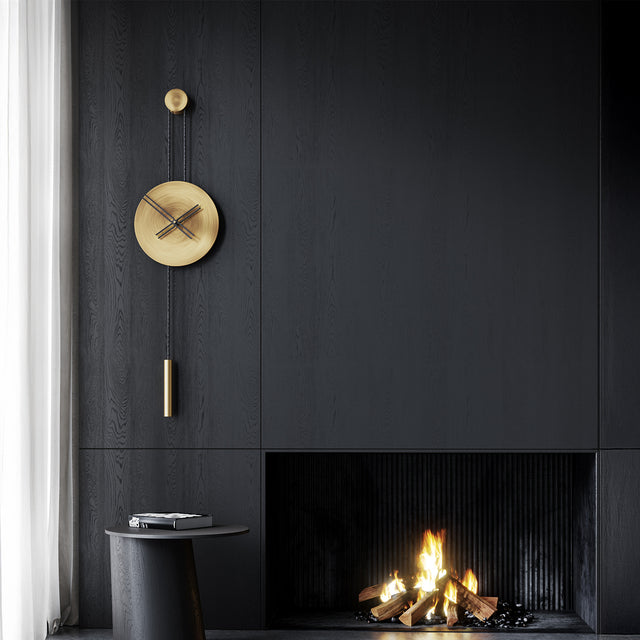 Apartment housewarming gift that becomes a lasting memory. This wall clock combines silent precision and refined design for timeless interiors.