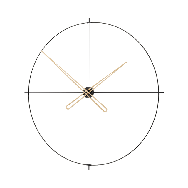 Large modern wall clock brings style to any home. Voglana blends durable materials, quiet mechanism and refined design to create a timeless statement piece.