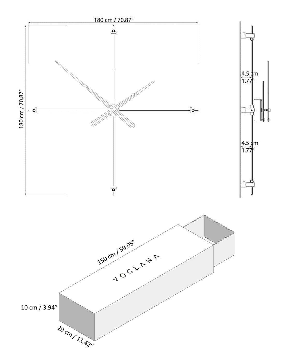 Size chart for Strato 180